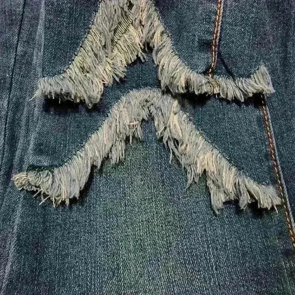 Sofia Jeans by Sofia Vergara Womens Skinny Shark Bite Hem Mid Rise Dark Wash - Picture 6 of 9